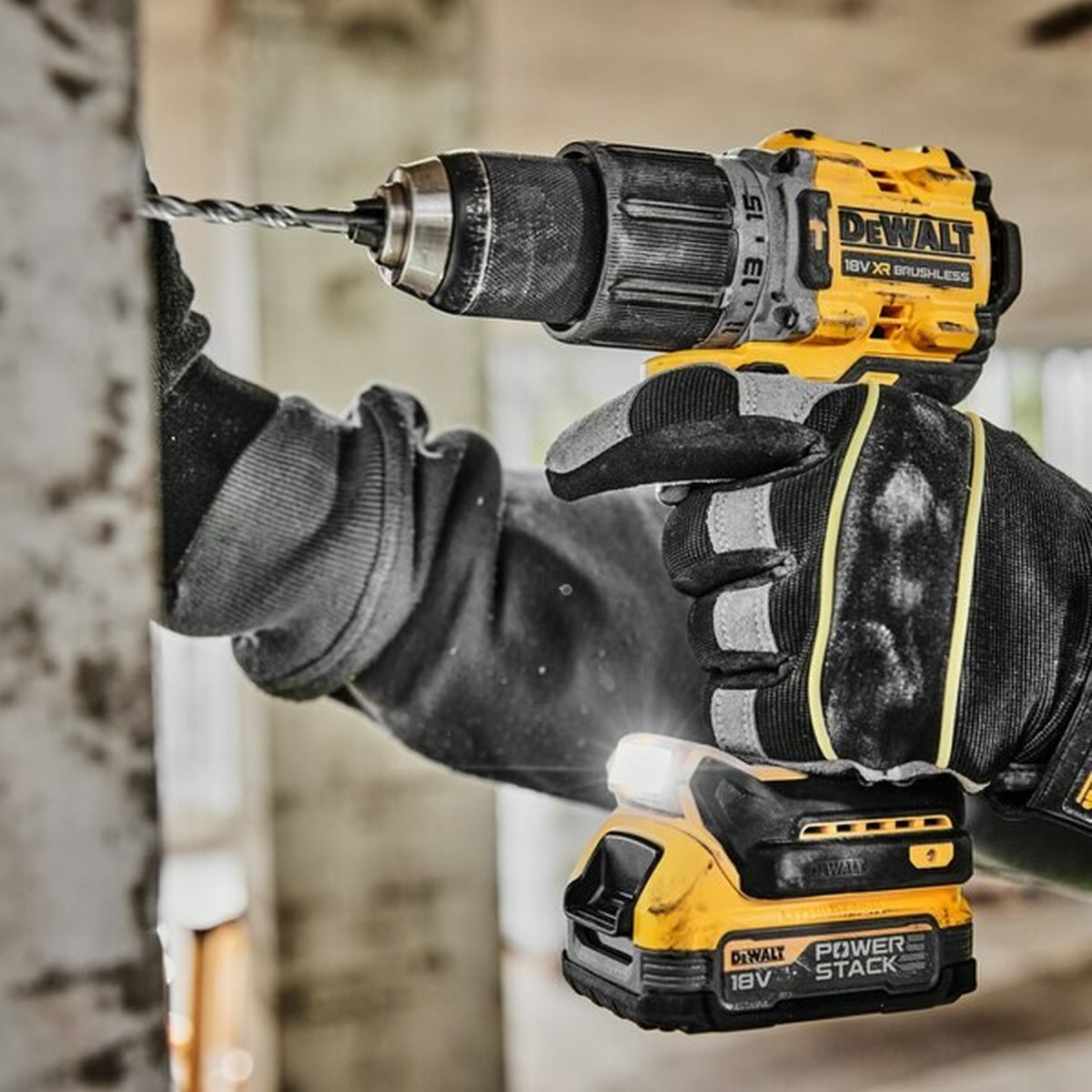 Set de taladro y accesorios Dewalt DCD805E2T-QW 18 V 90 nm