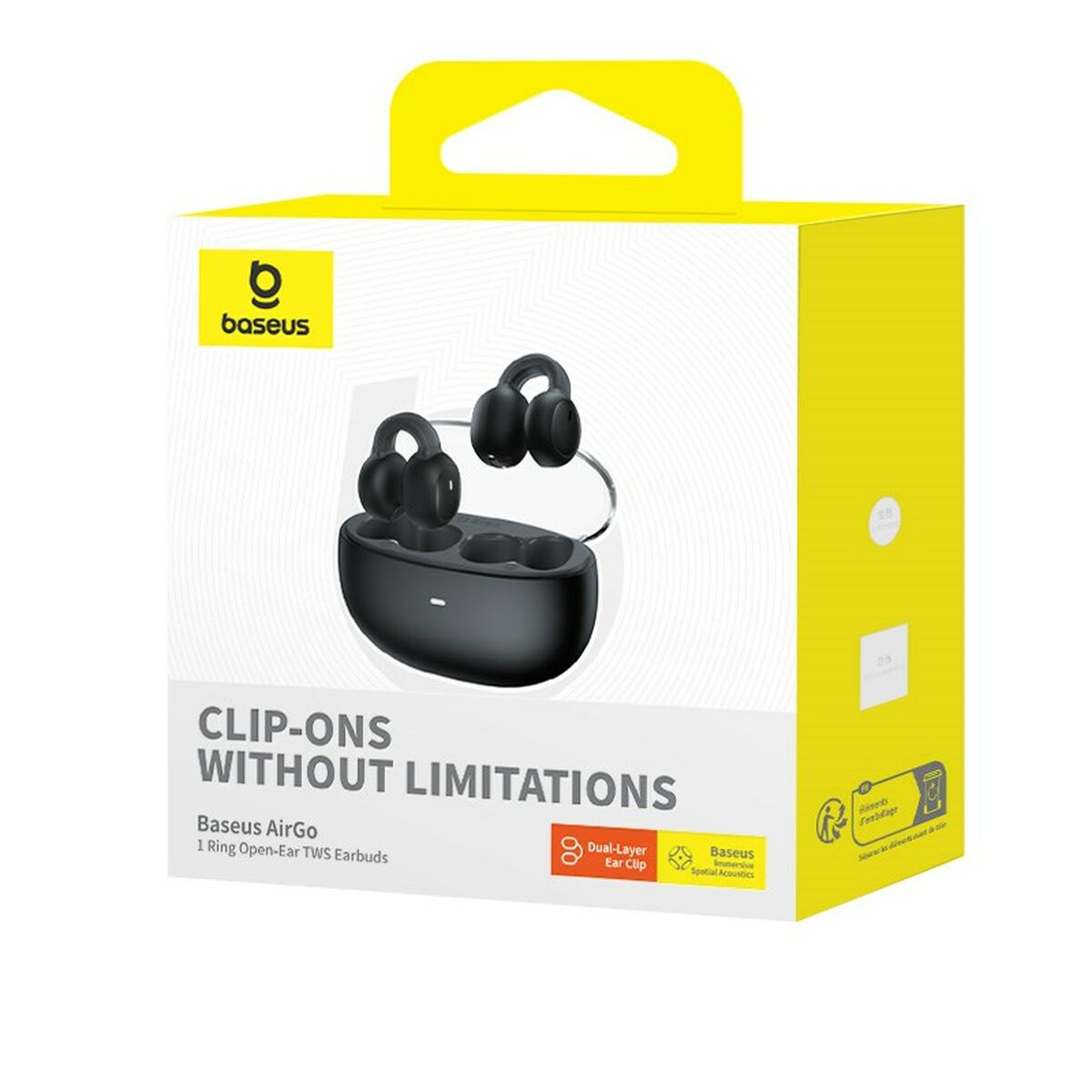 Auriculares con Micrófono Baseus A00069201113-00 Negro