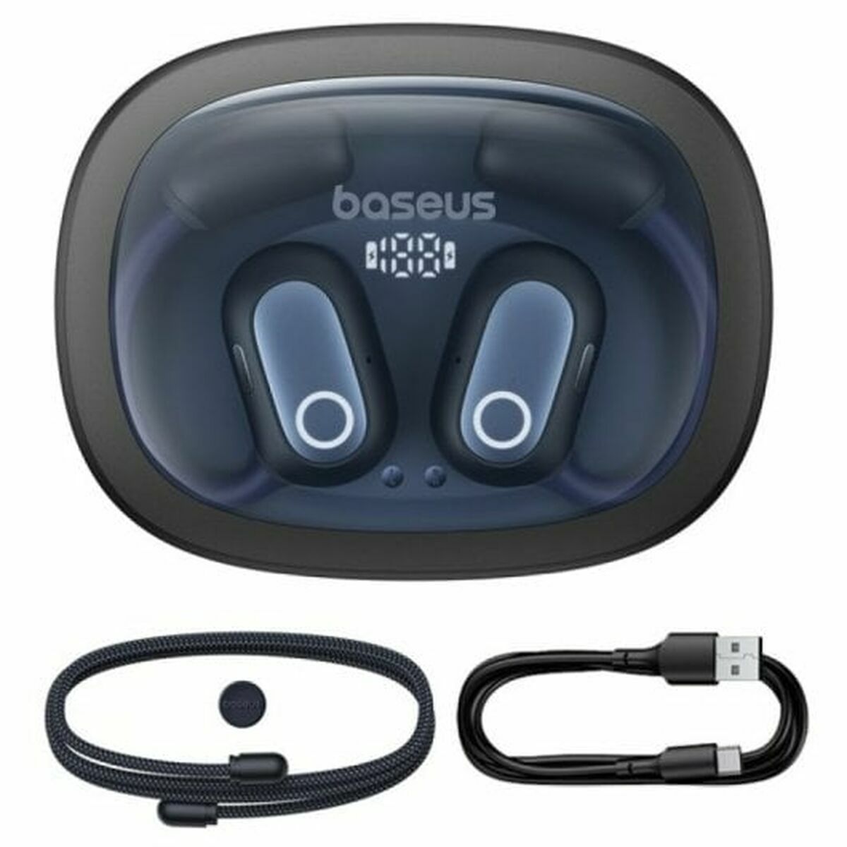 Auriculares Baseus A00073200123-00 Negro