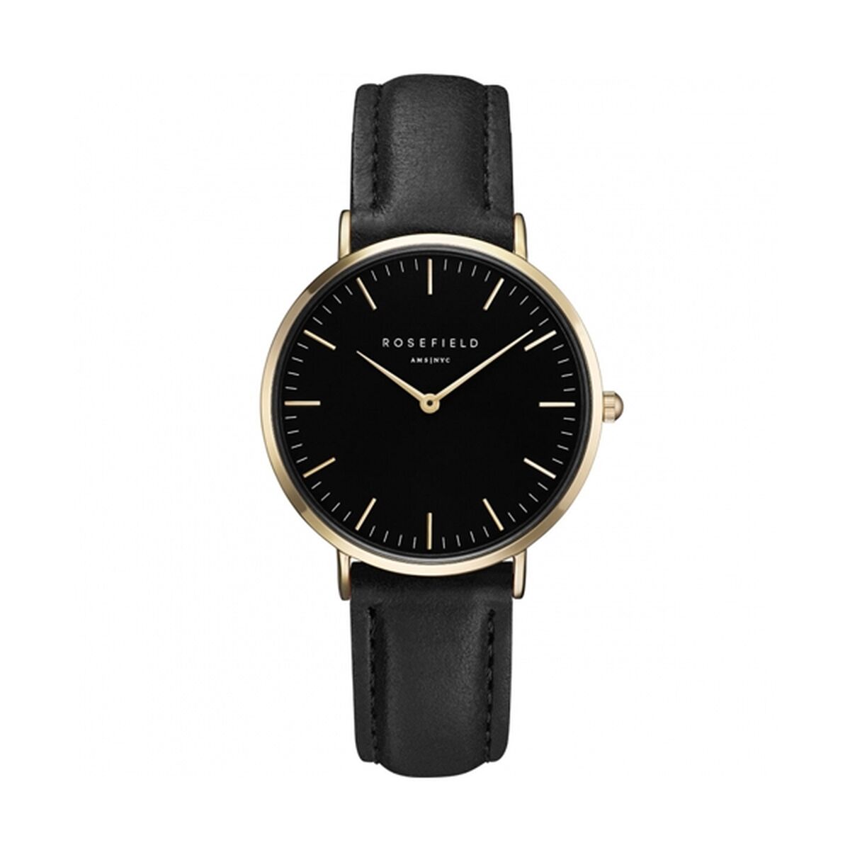 Reloj Mujer Rosefield Negro Oro