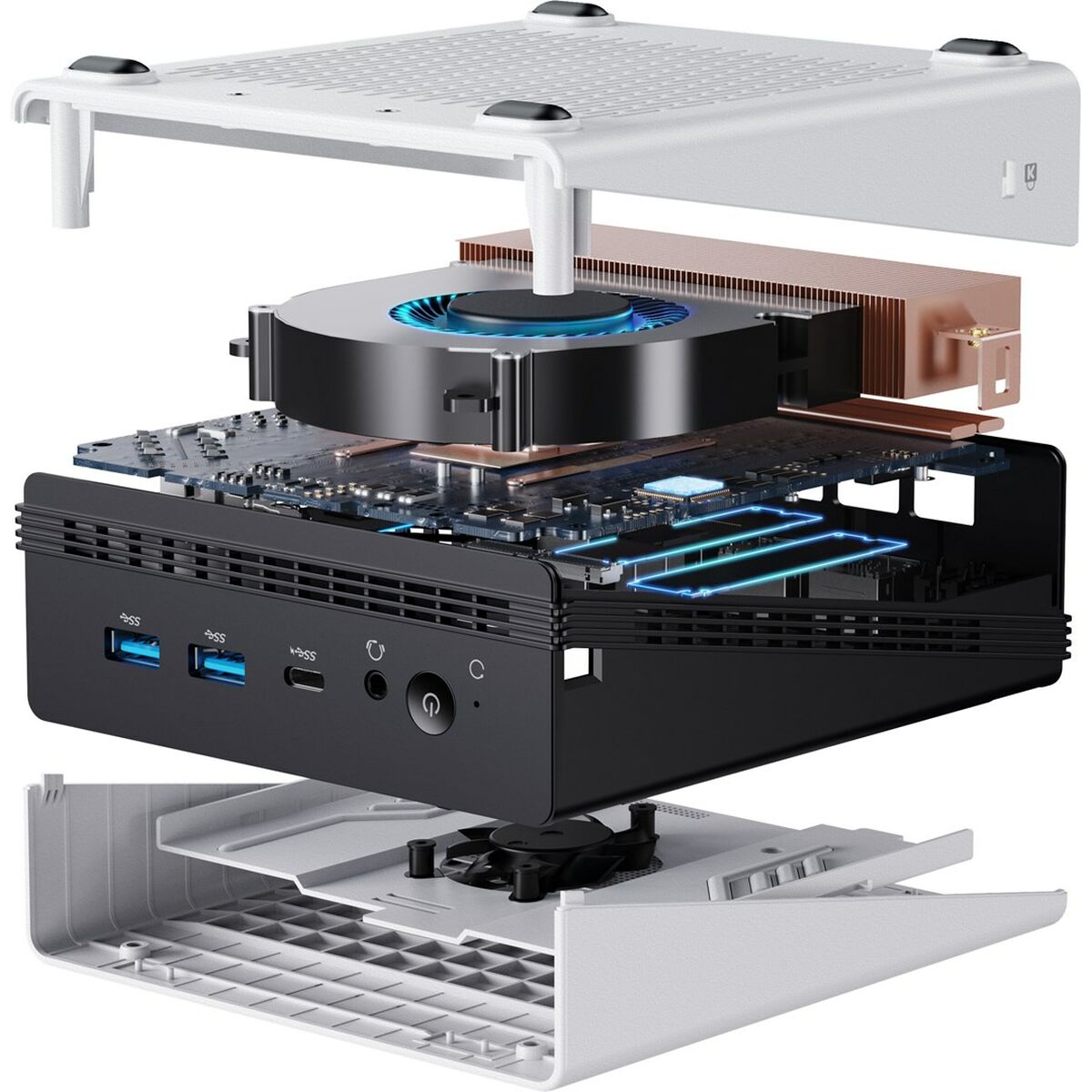 Mini PC Chuwi Ubox-P AMD Ryzen 5 6600H 16 GB RAM 512 GB SSD