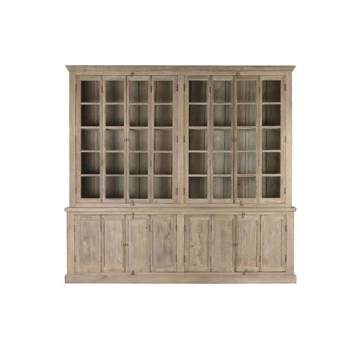 Vitrina Home ESPRIT Natural Teca Madera de mango 266 x 46 x 251 cm