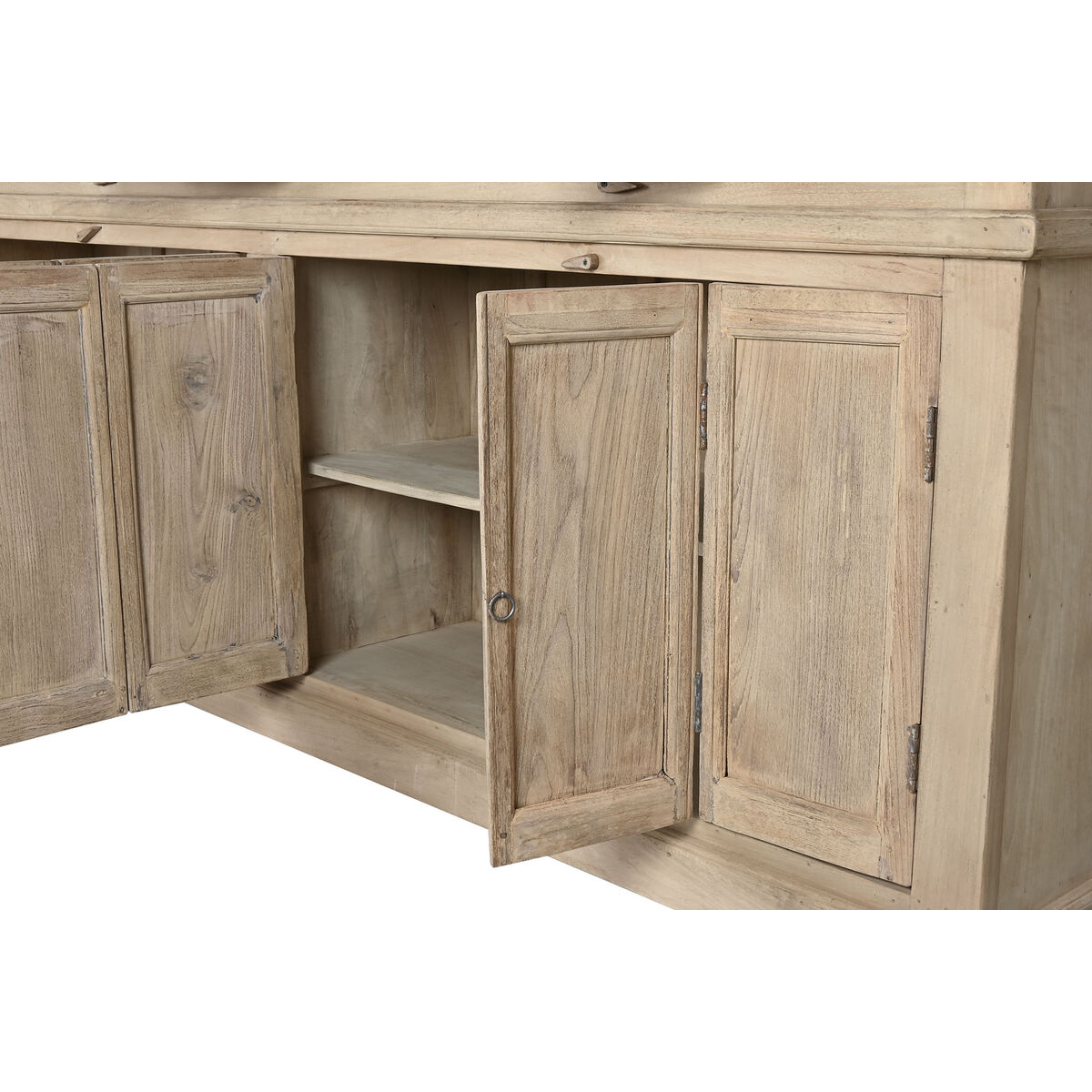 Vitrina Home ESPRIT Natural Teca Madera de mango 266 x 46 x 251 cm