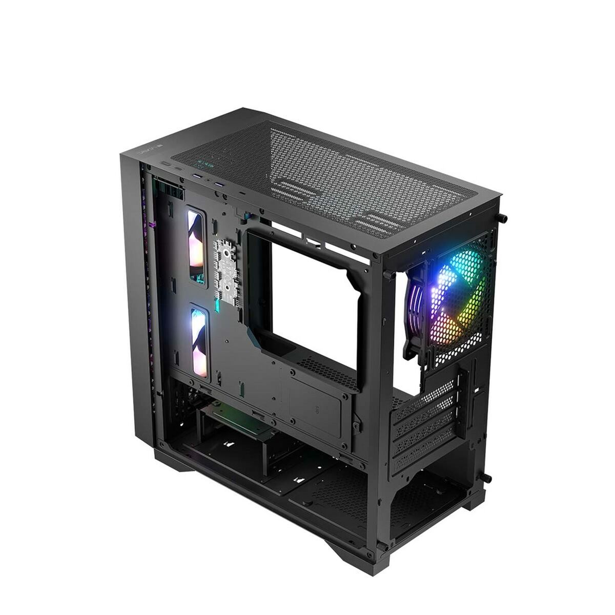 Caja Semitorre ATX Logic AM-DART-PRO-ARGB-10 Negro