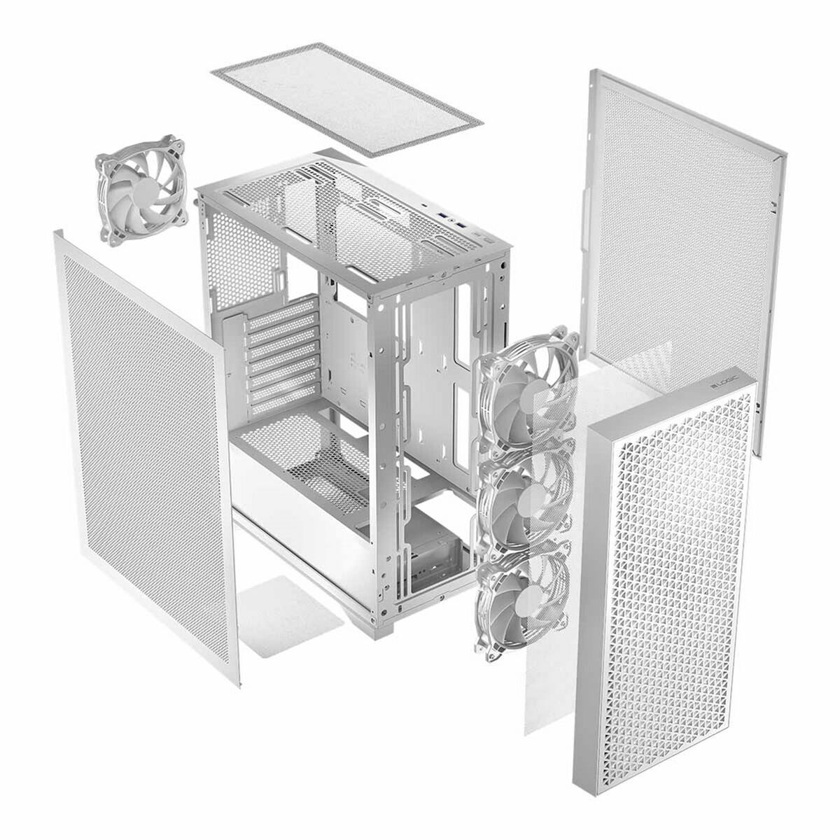 Caja Semitorre ATX Logic AT-DART-PRO-0000-20 Blanco