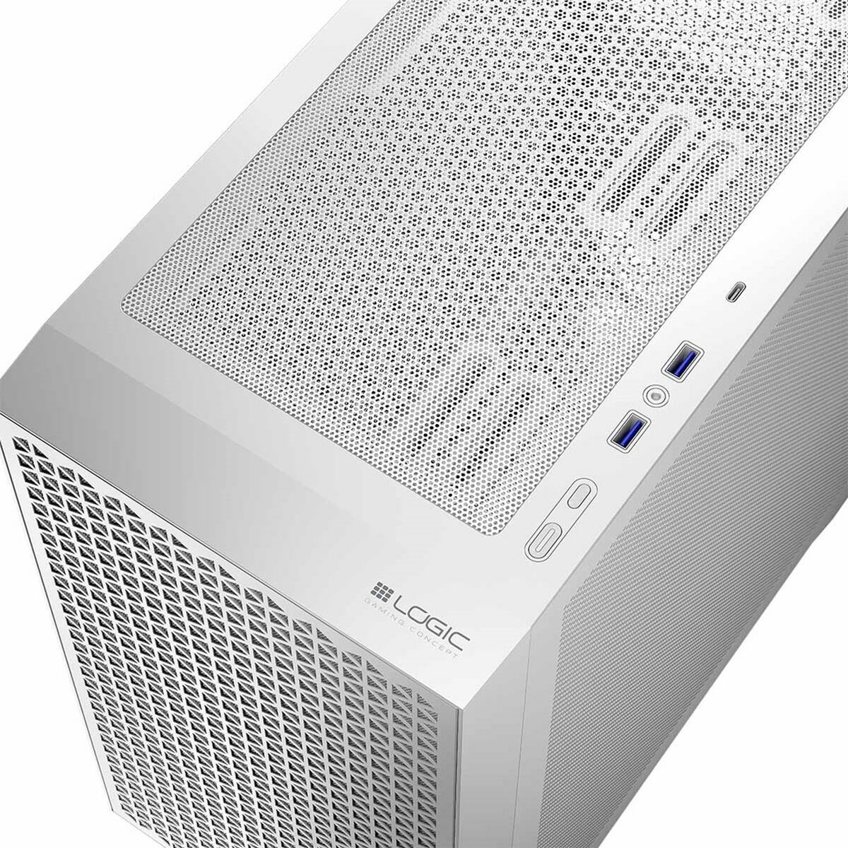 Caja Semitorre ATX Logic AM-DART-PRO-0000-20 Blanco