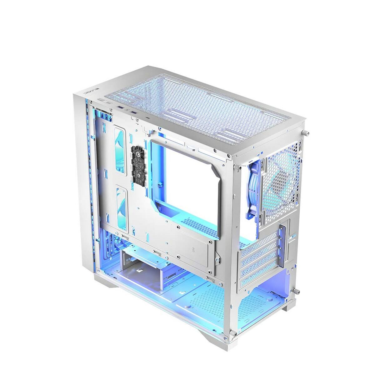 Caja Semitorre ATX Logic AM-DART-PRO-ARGB-20 Blanco