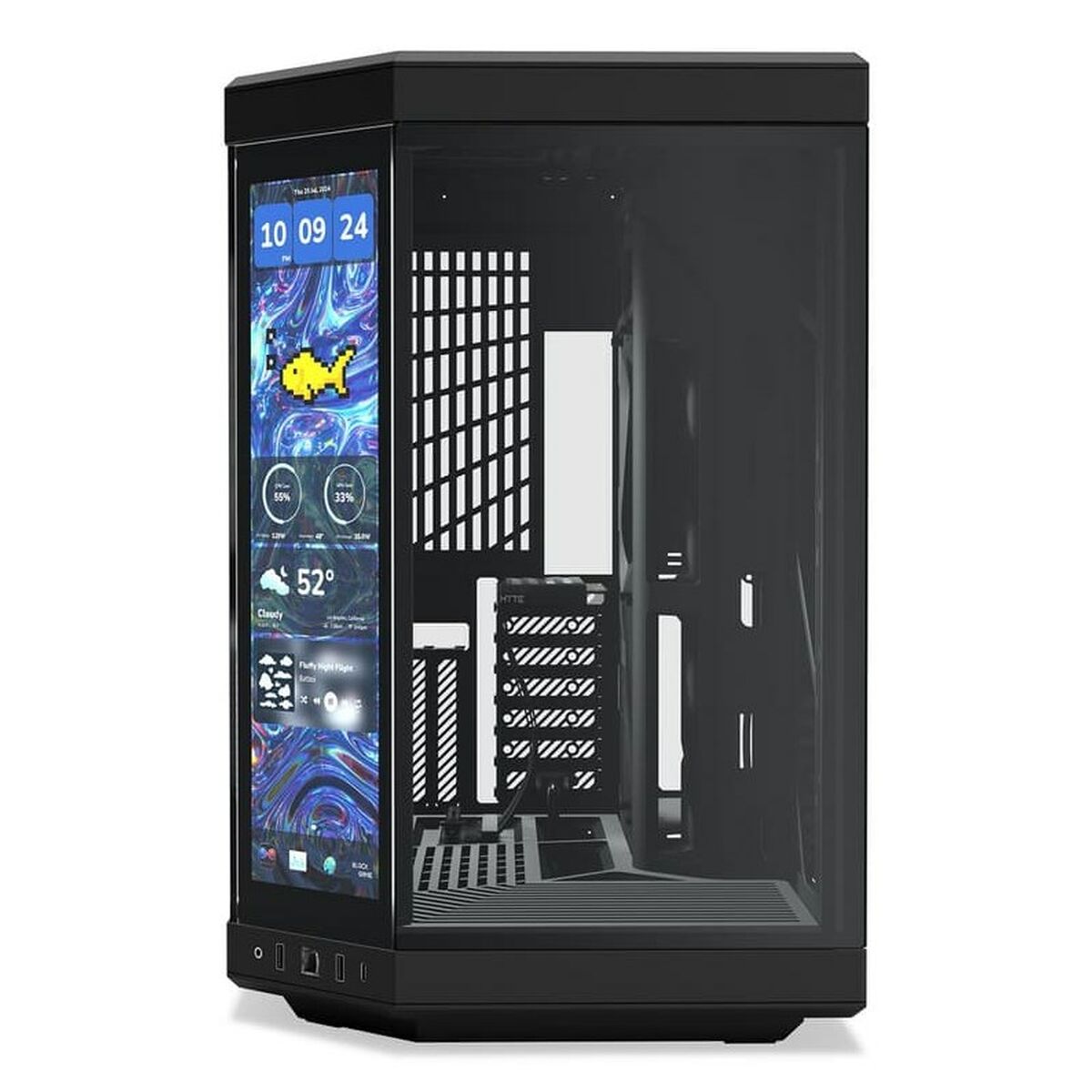 Caja Semitorre ATX Hyte CS-HYTE-Y70TTI-BB Negro