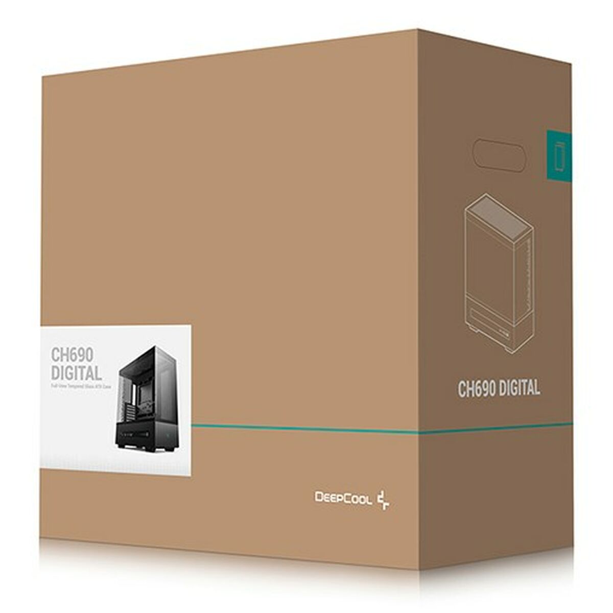 Caja Semitorre ATX DEEPCOOL R-CH690-BKNNA0D-G-1 Negro