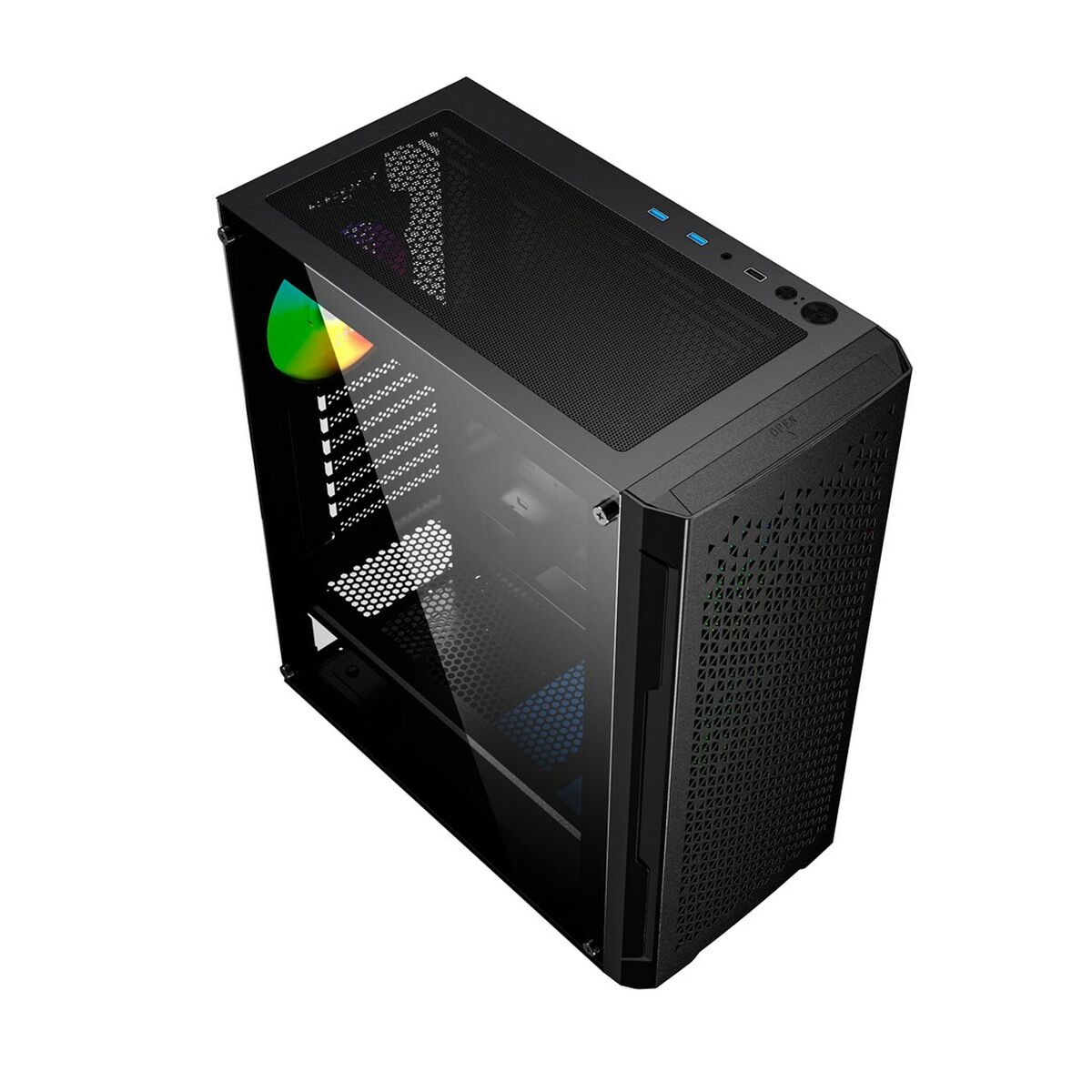 Caja Semitorre ATX GEMBIRD CCC-FC-400X Negro Multicolor