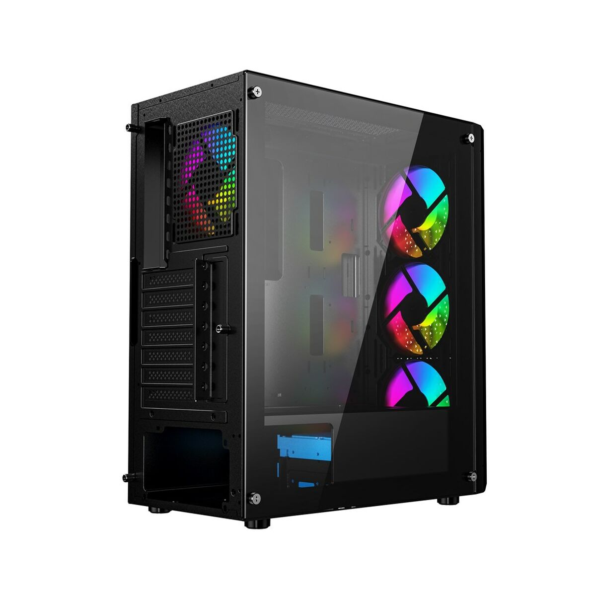 Caja Semitorre ATX GEMBIRD CCC-FC-400X Negro Multicolor