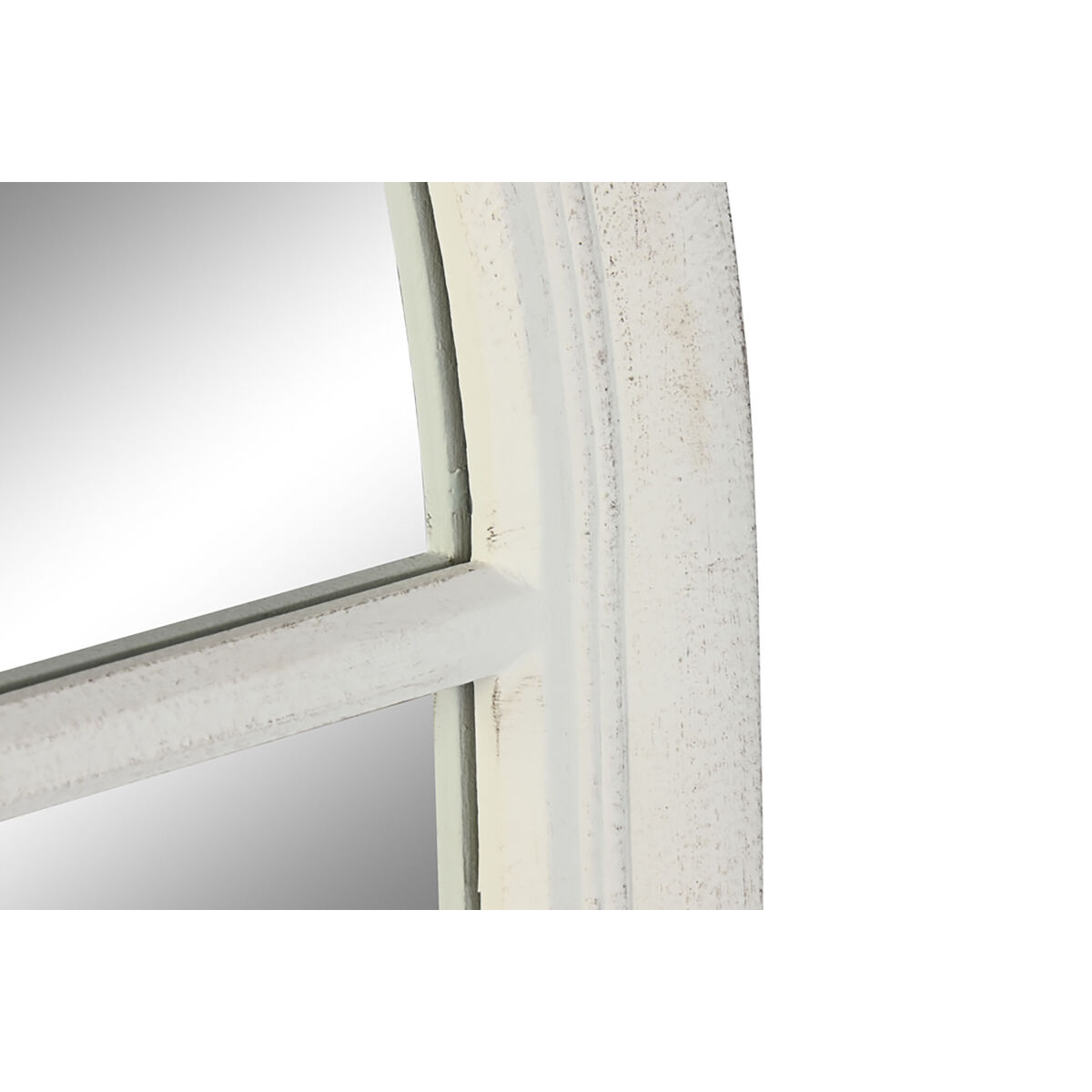 Espejo de pared Home ESPRIT Blanco Ventana 80 x 4 x 140 cm