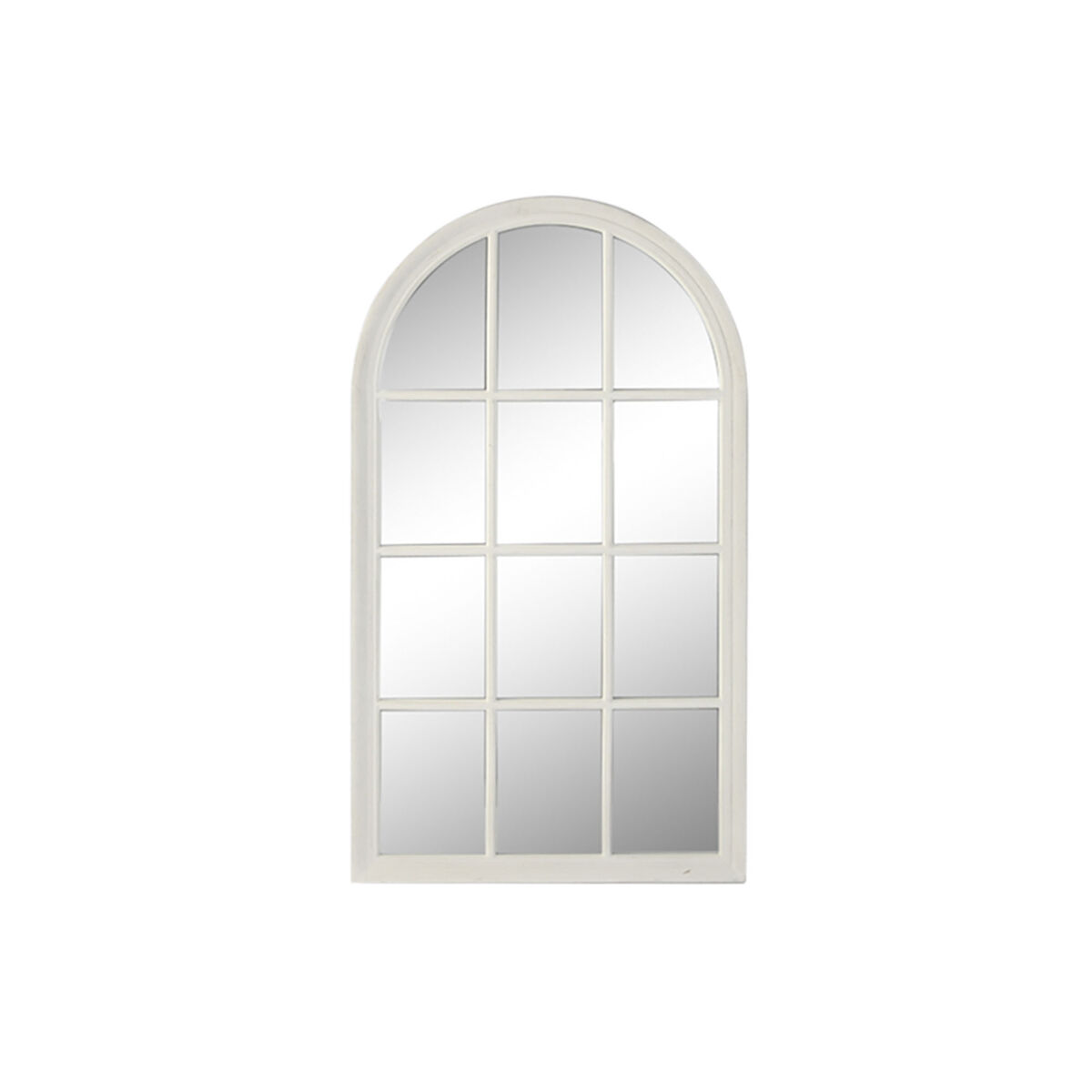 Espejo de pared Home ESPRIT Blanco Ventana 80 x 4 x 140 cm