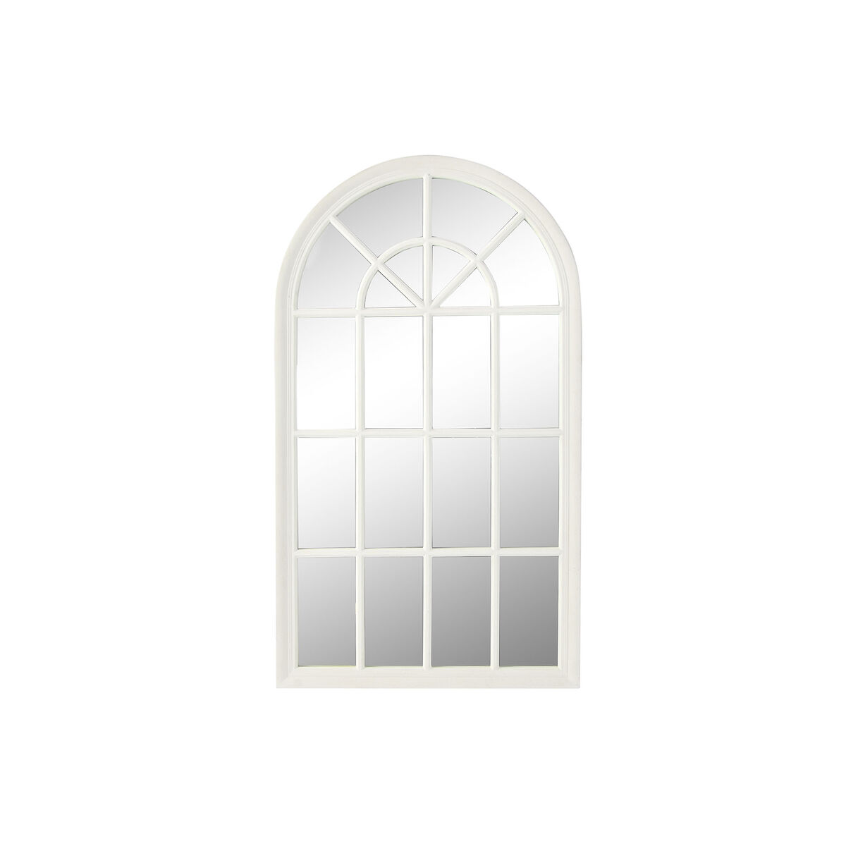 Espejo de pared Home ESPRIT Blanco Ventana 80 x 3,5 x 140 cm