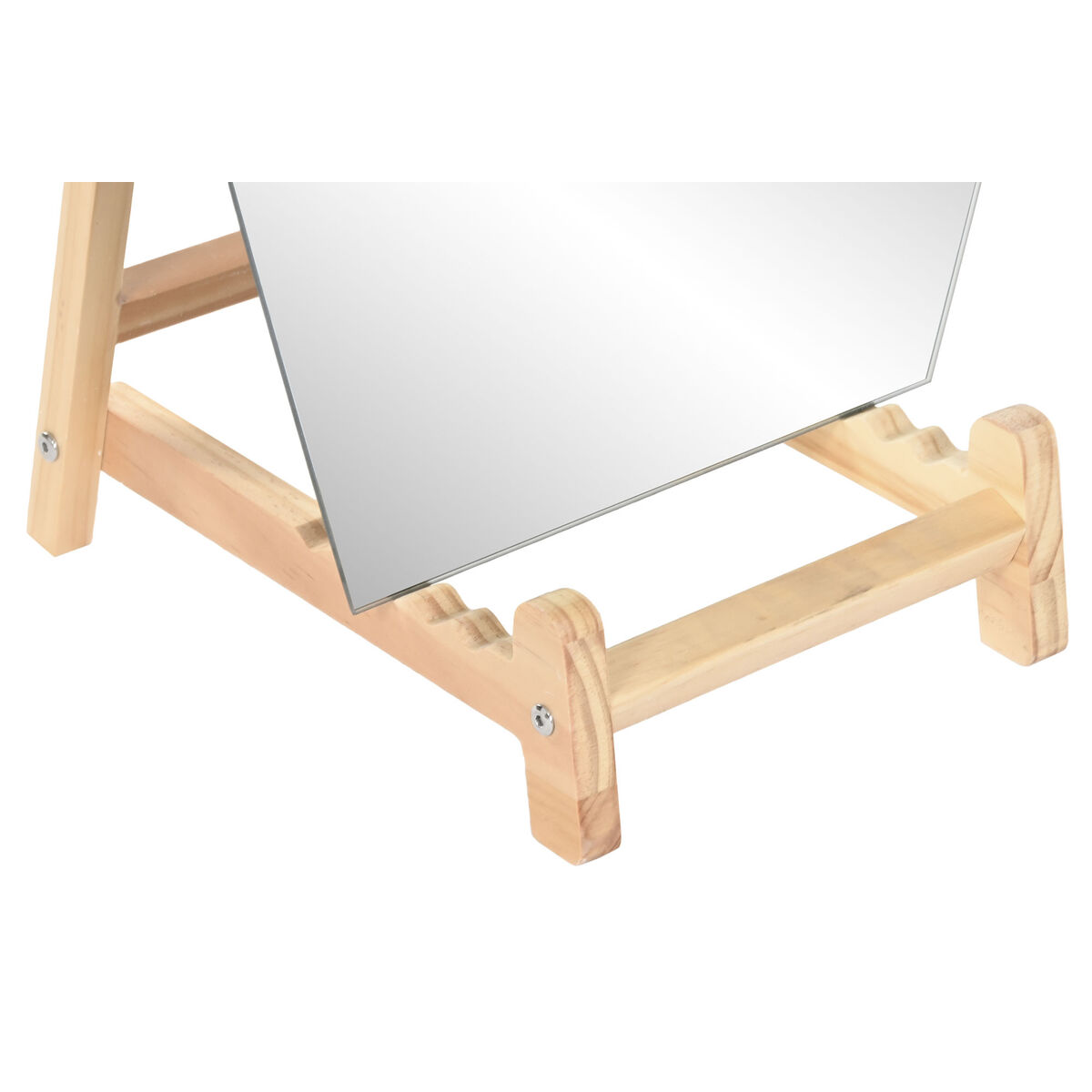 Espejo Vestidor Home ESPRIT Natural Cristal Pino 50 x 10 x 150 cm