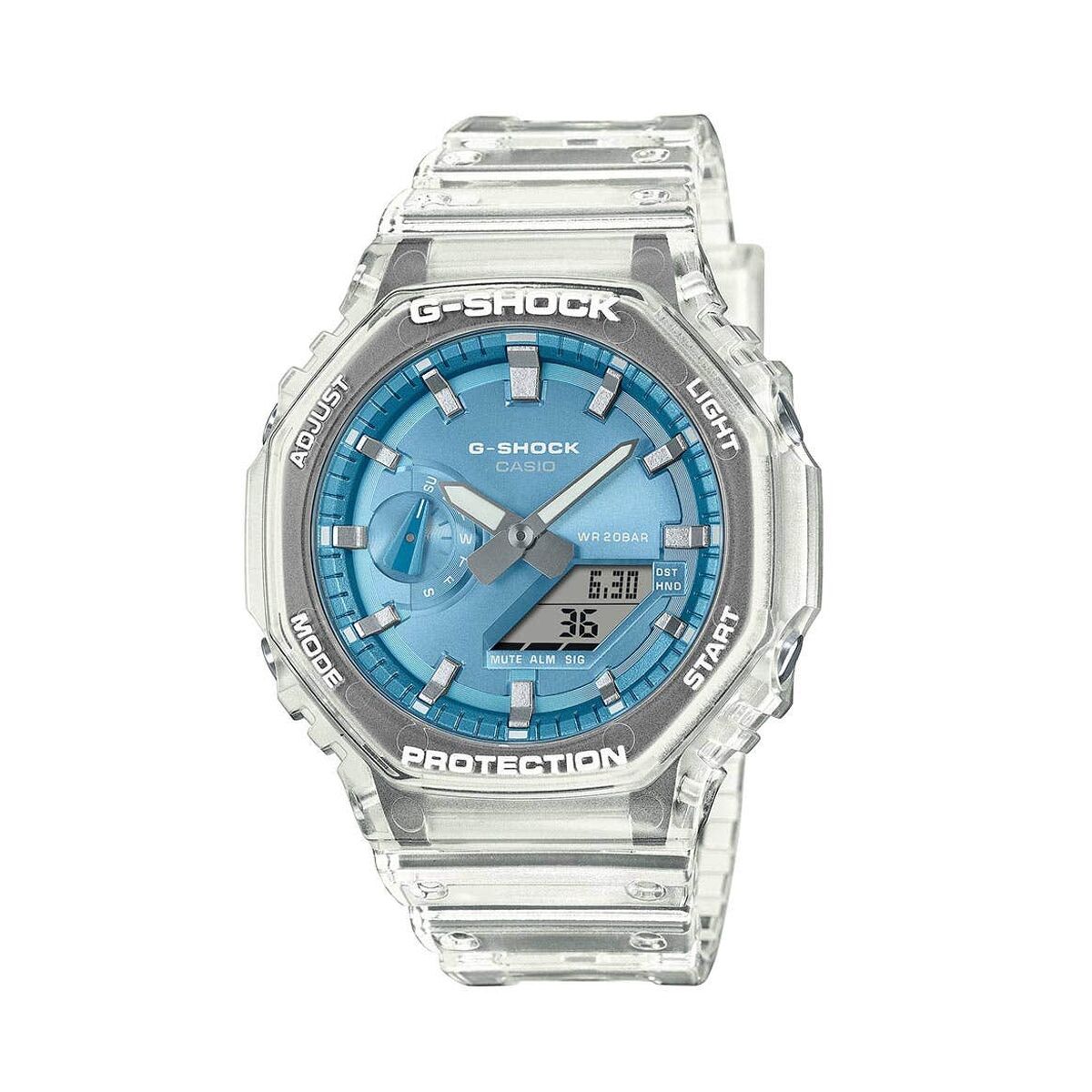 Reloj Hombre Casio G-Shock BRIGHT METALLIC - LIGHT BLUE (Ø 44,5 mm)