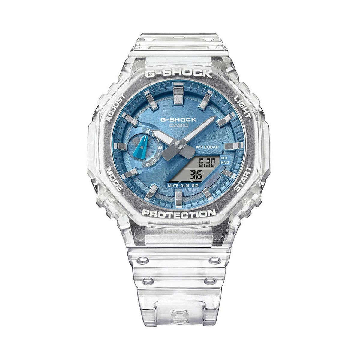 Reloj Hombre Casio G-Shock BRIGHT METALLIC - LIGHT BLUE (Ø 44,5 mm)