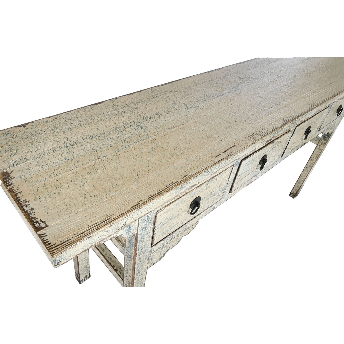 Recibidor Home ESPRIT Blanco Bicolor 178 x 38 x 85 cm