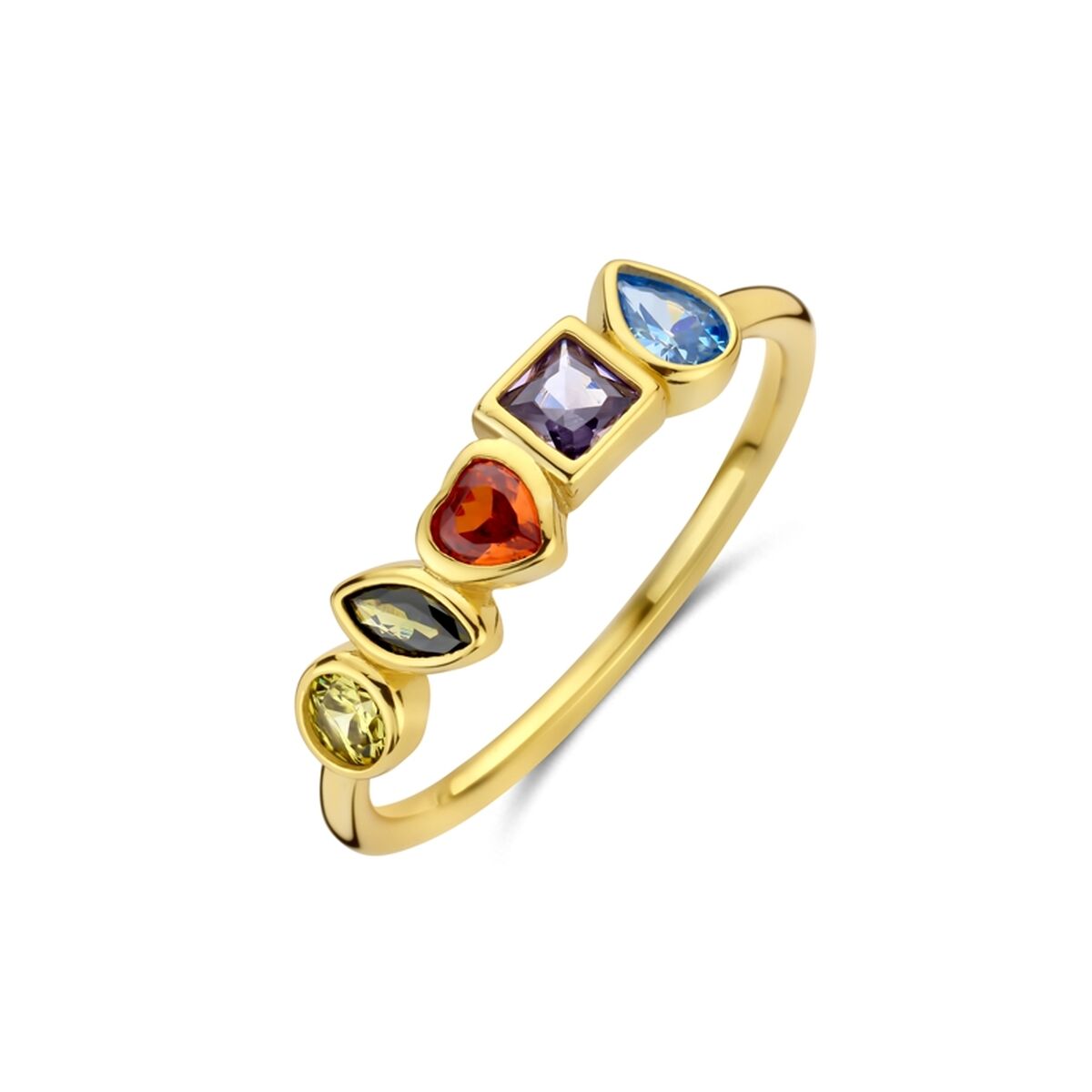 Anillo Mujer New Bling 9NB-1572-50 Dorado 10