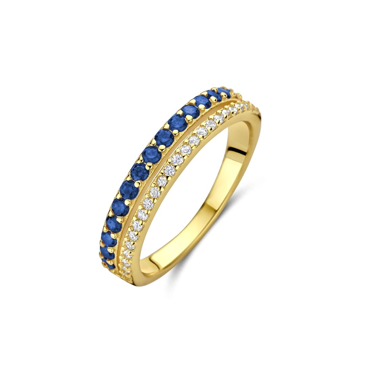 Anillo Mujer New Bling 9NB-1576-52 12 Dorado Azul