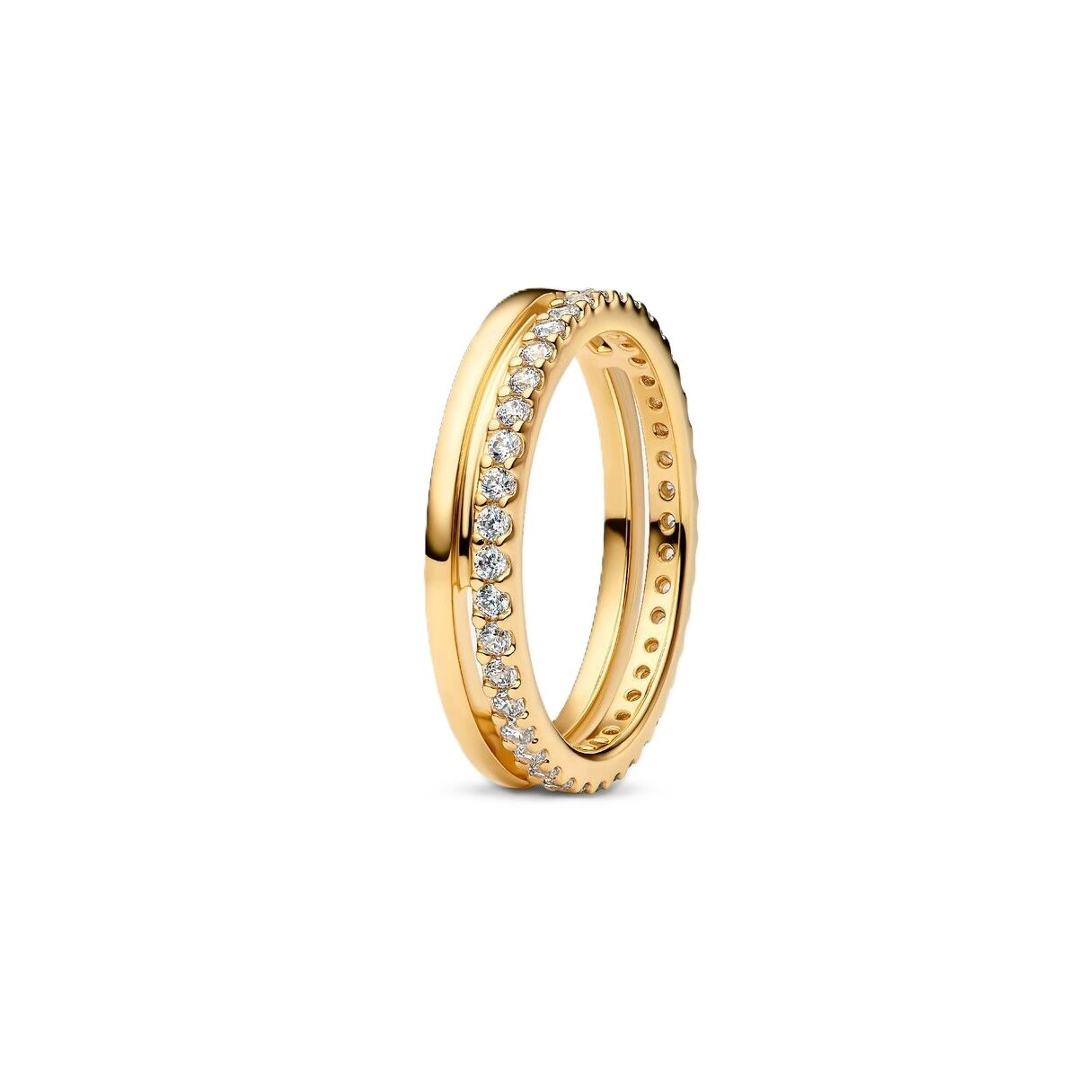 Anillo Mujer Pandora 163799C01-52 12 Dorado