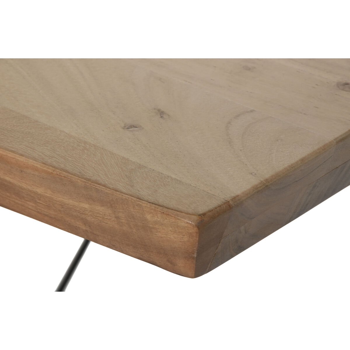 Mesa de Comedor Home ESPRIT Metal Madera de acacia 220 x 100 x 76 cm