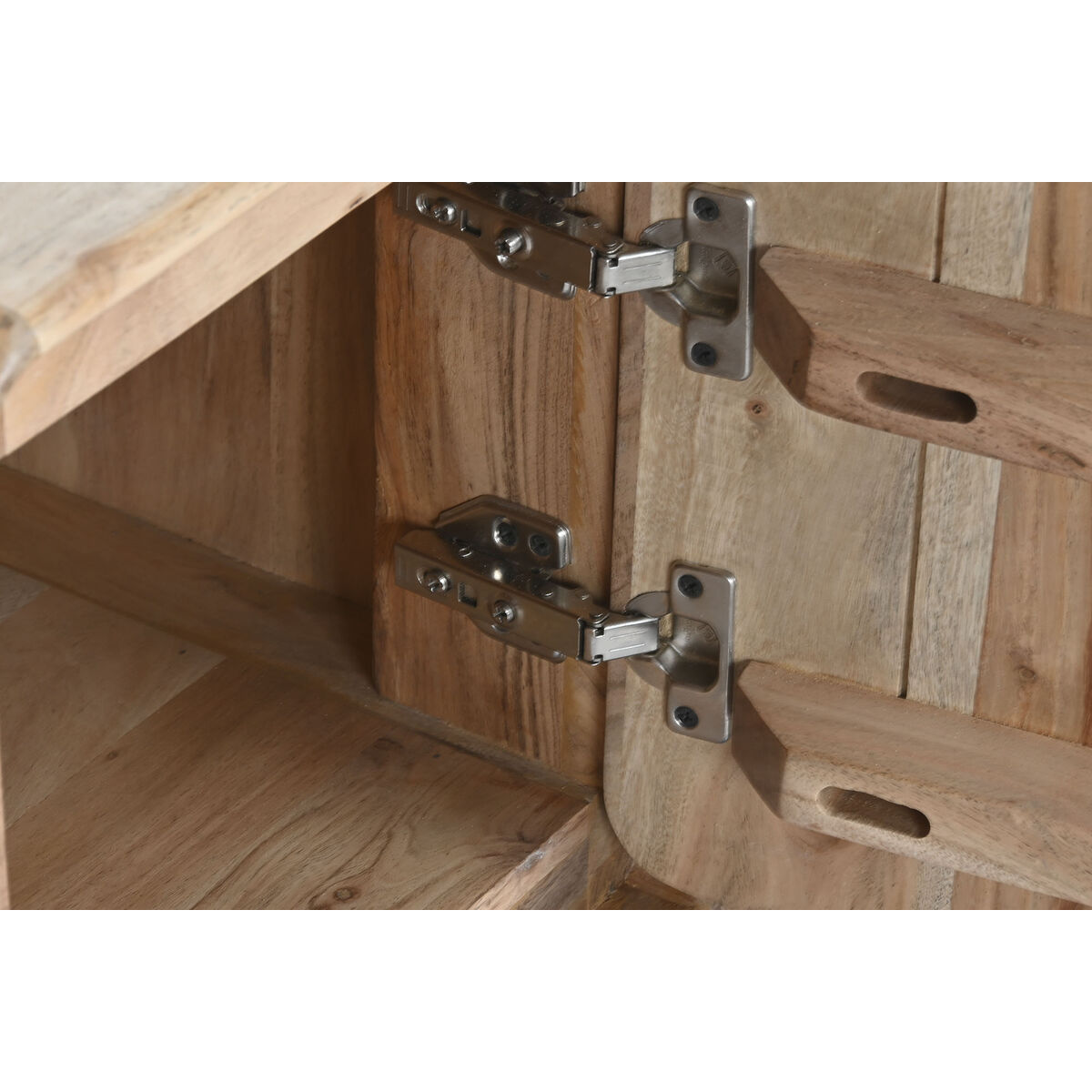 Mesita de Noche Home ESPRIT Natural 40 x 40 x 50 cm