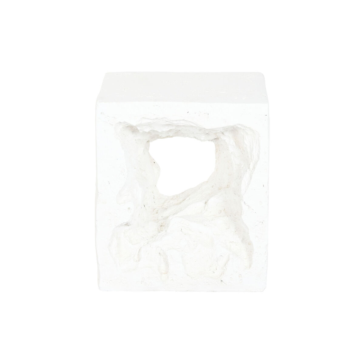 Mesa auxiliar Home ESPRIT Blanco 40 x 40 x 46 cm