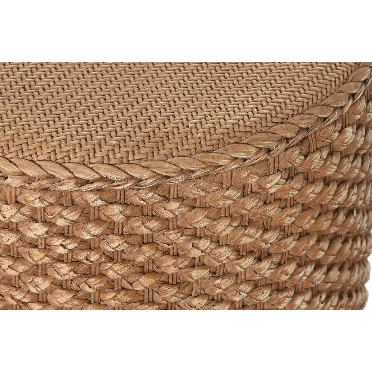 Mesa auxiliar Home ESPRIT Marrón claro 36,5 x 36,5 x 44 cm