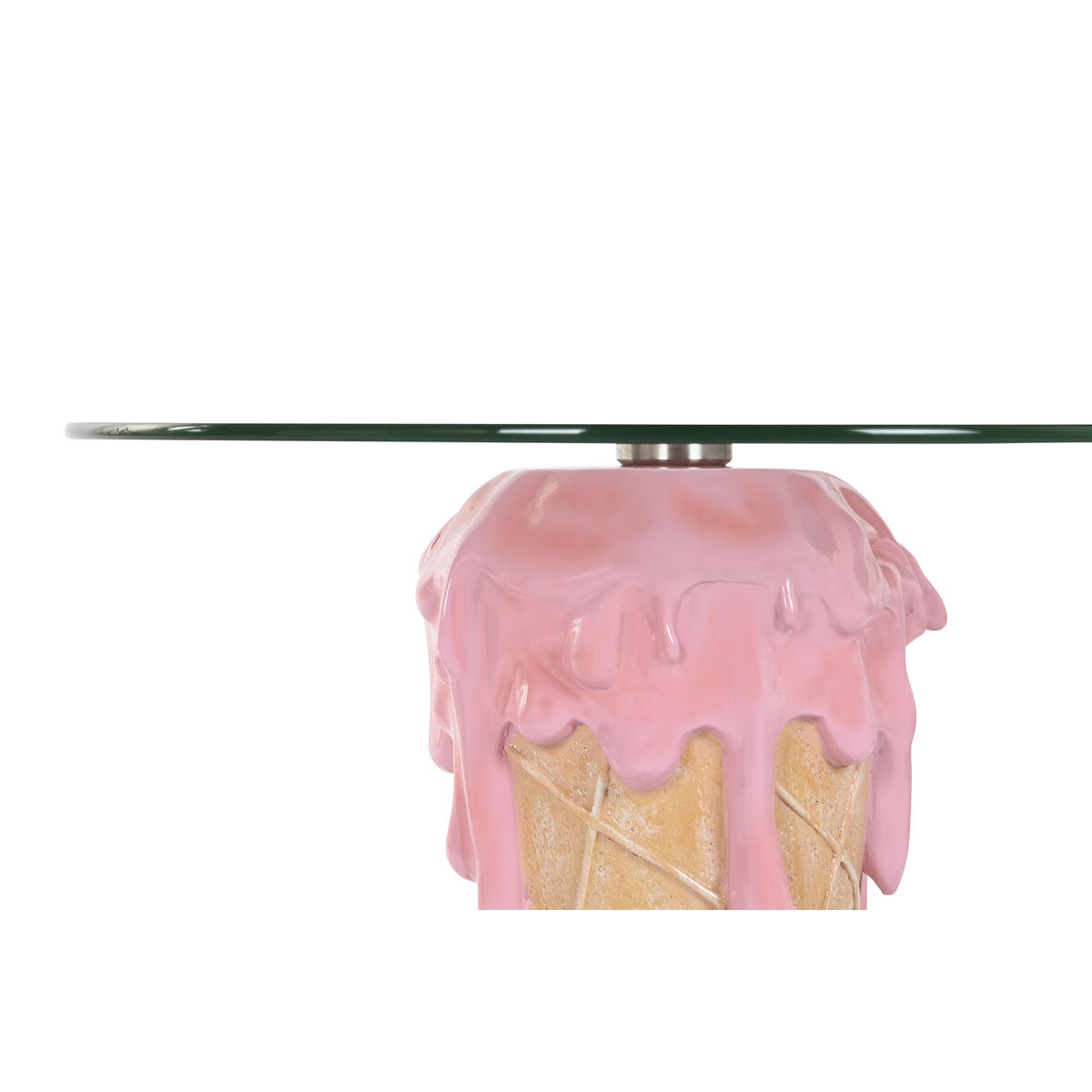 Mesa auxiliar Home ESPRIT Rosa 48 x 48 x 49 cm