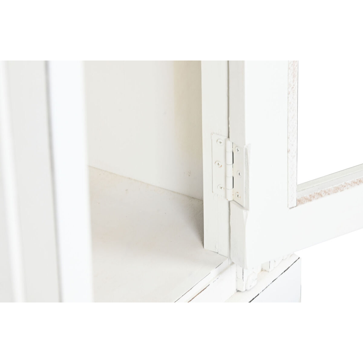 Aparador Home ESPRIT Blanco Cristal Madera de mango 180 x 40 x 100 cm