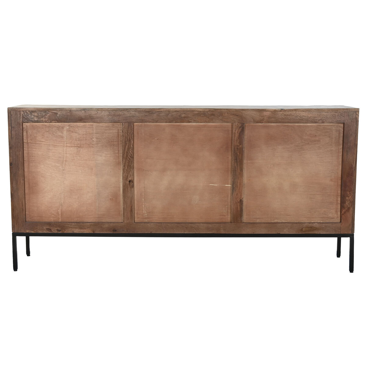 Aparador Home ESPRIT Blanco Metal Madera de mango 180 x 40 x 85 cm