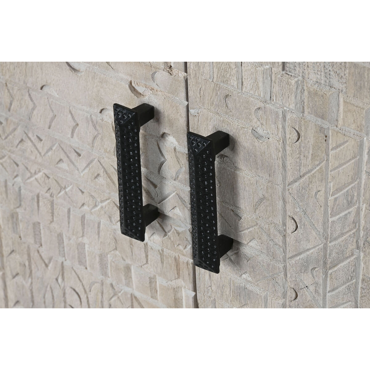 Aparador Home ESPRIT Blanco Metal Madera de mango 180 x 40 x 85 cm