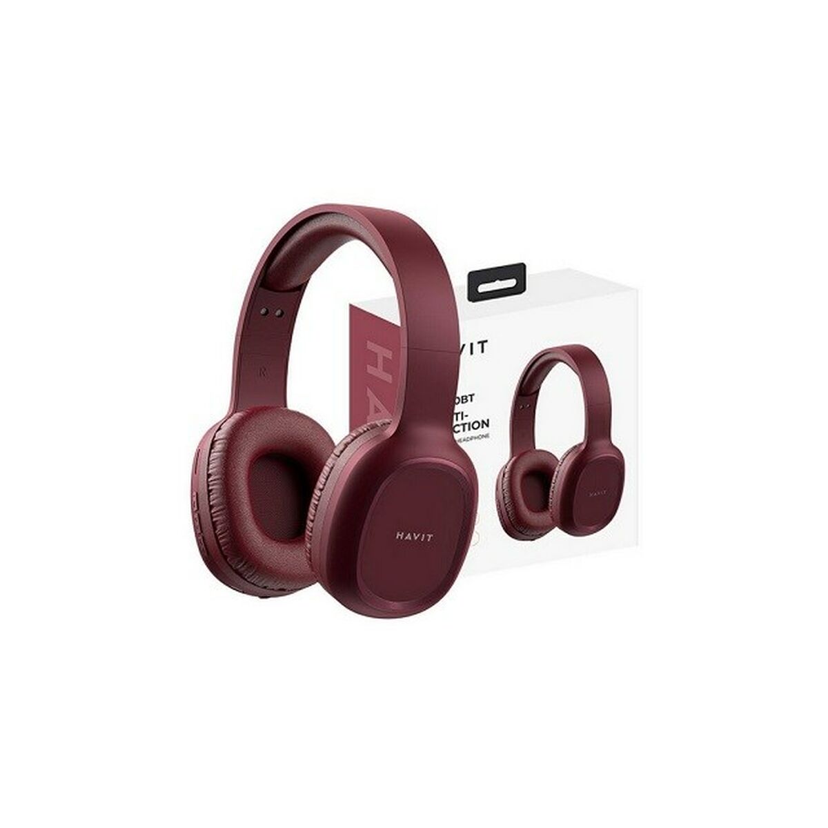 Auriculares de Diadema Bluetooth Havit H2590BT PRO Rojo