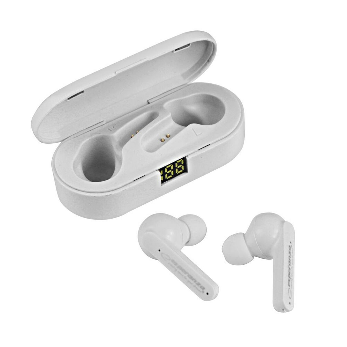 Auriculares Inalámbricos con Estuche de Carga Esperanza EH230W Blanco