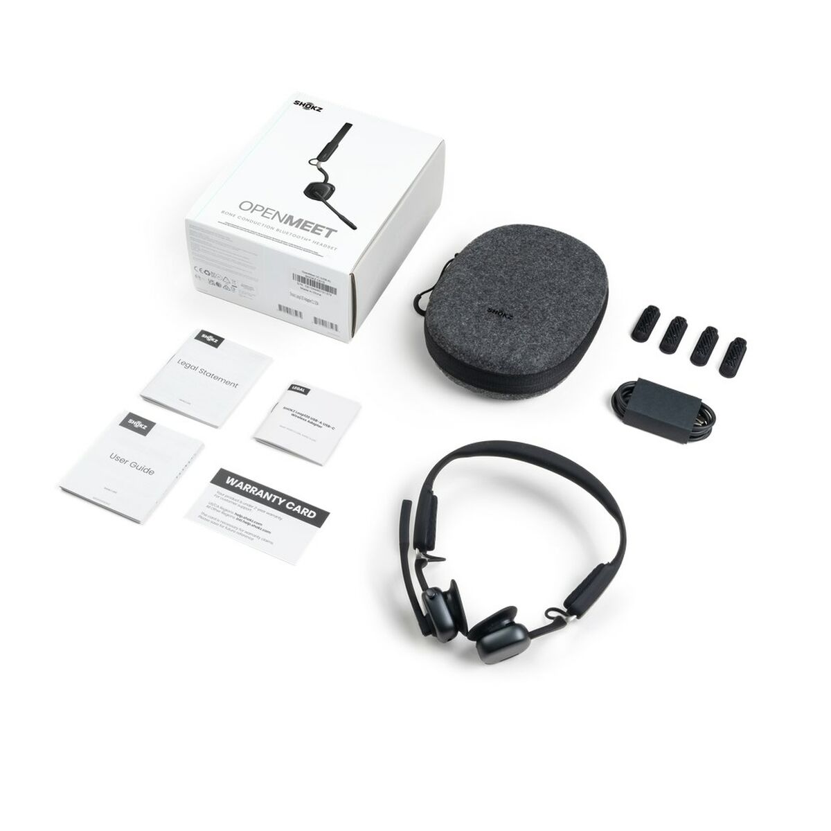 Auriculares Inalámbricos Shokz C610-AN-BK-EU Negro