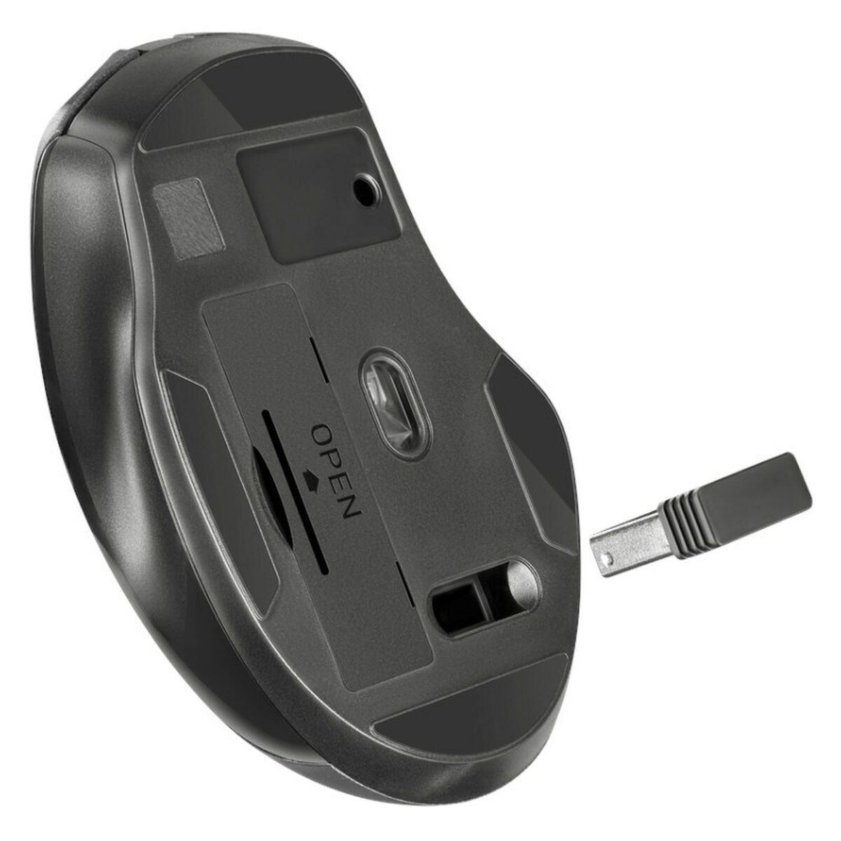 Ratón Inalámbrico Óptico Defender DEFENDER PRIME MB-053 RF SILENT Negro