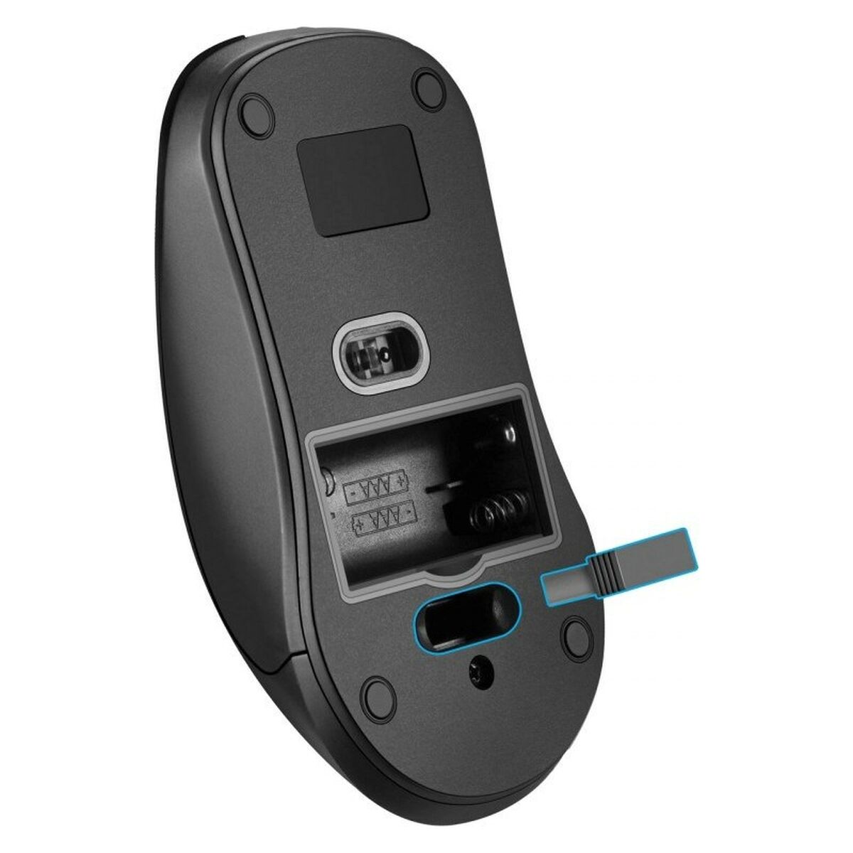 Ratón Inalámbrico Óptico Defender NEXUS MS-195 RF Negro 1600 dpi