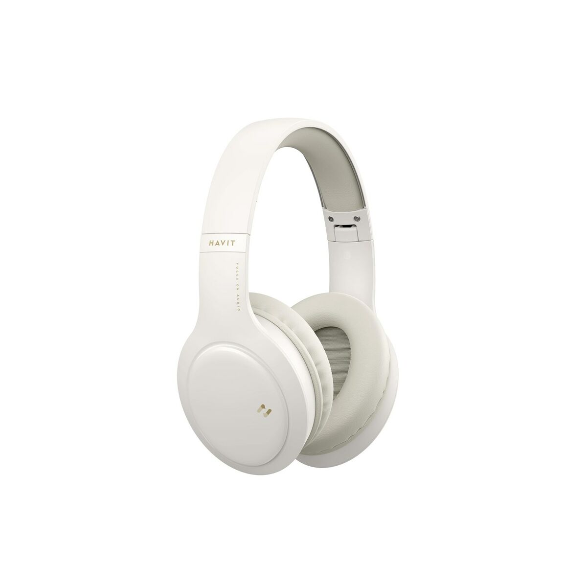 Auriculares de Diadema Bluetooth Havit H633BT Beige