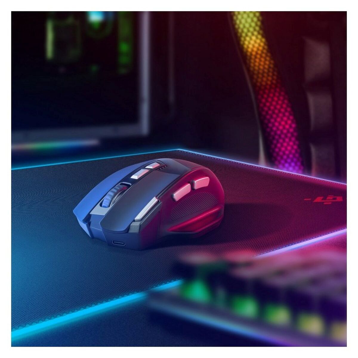 Ratón Gaming Defender GM-885 KNIGHT Negro 3200 DPI