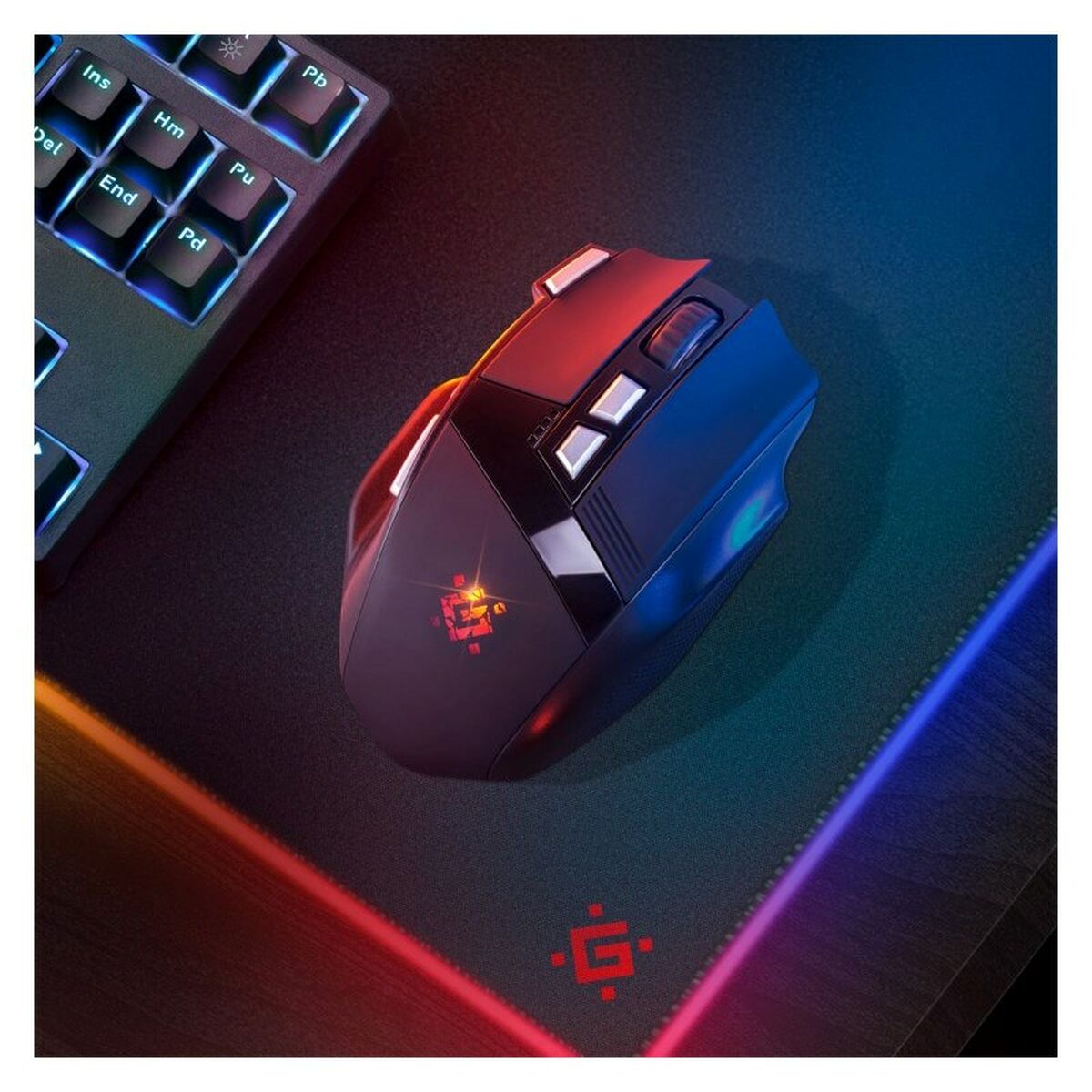 Ratón Gaming Defender GM-885 KNIGHT Negro 3200 DPI