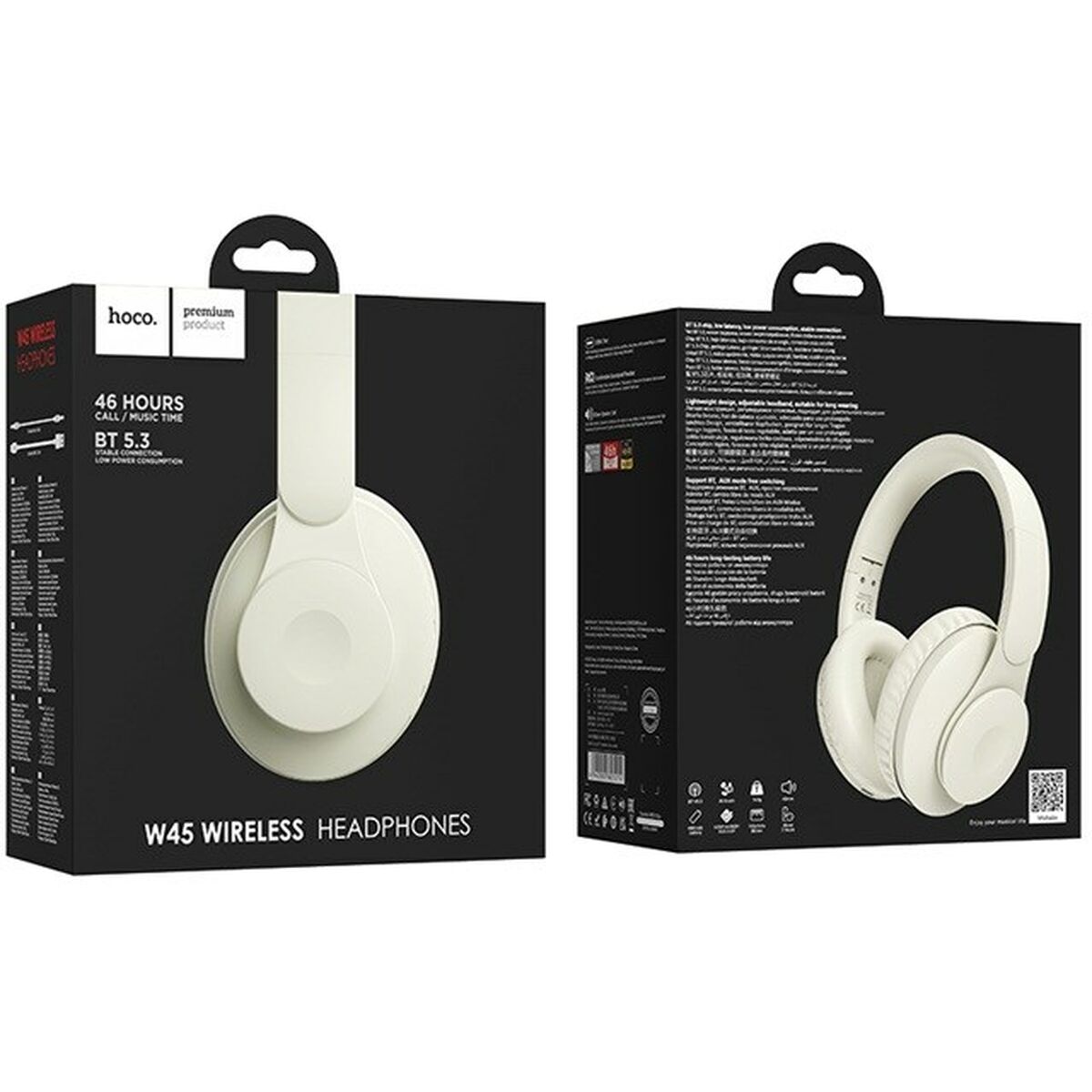 Auriculares Bluetooth Hoco W45 Enjoy Blanco