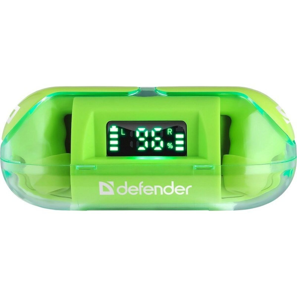 Auriculares Inalámbricos con Estuche de Carga Defender TWINS 916 Verde