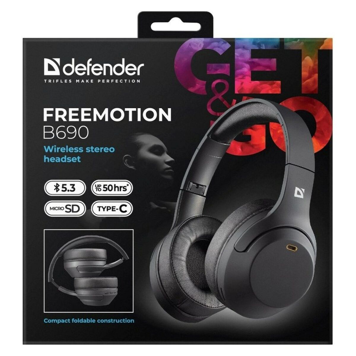 Auriculares de Diadema Bluetooth Defender FREEMOTION B690