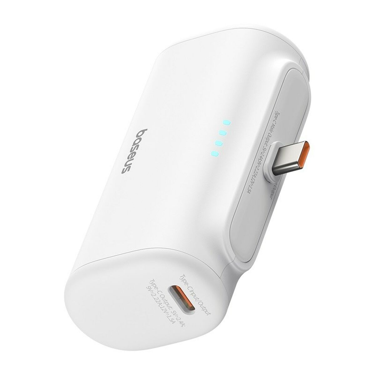 Powerbank Baseus P10068306213-00 Blanco 5000 mAh