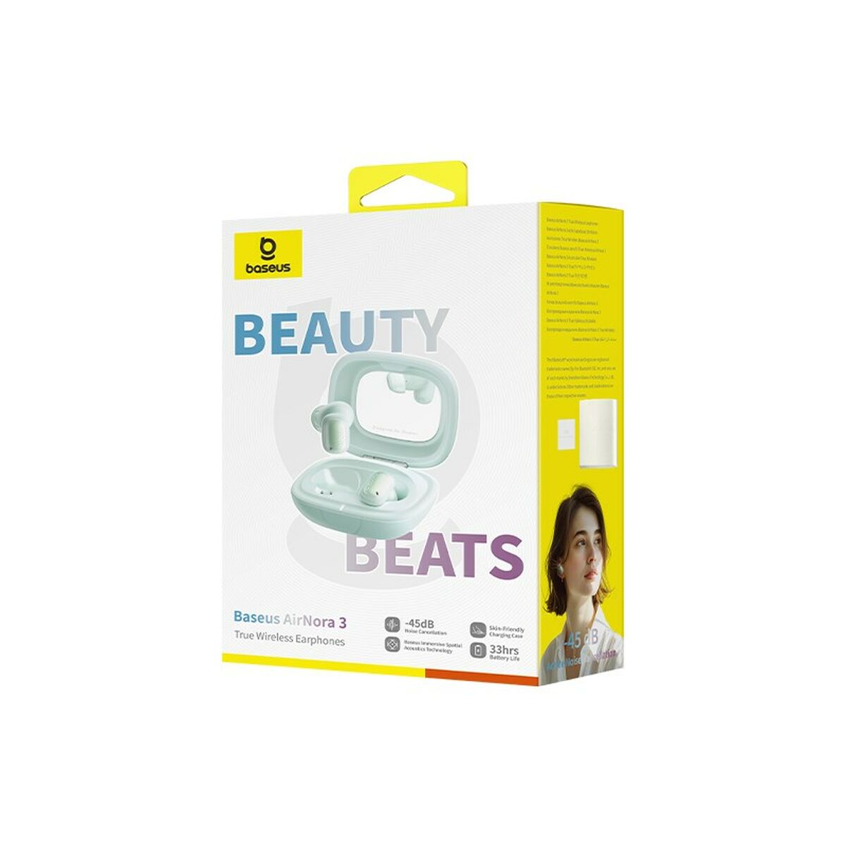 Auriculares Inalámbricos con Estuche de Carga Baseus AirNora 3 Verde