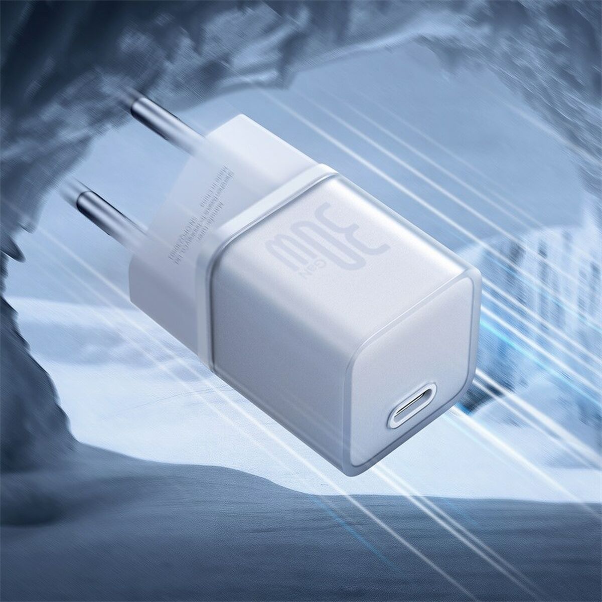 Cargador de Pared Baseus P10162504213-00 Blanco 30 W