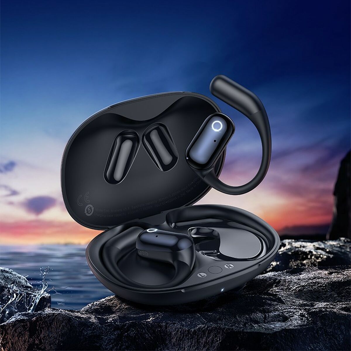 Auriculares Inalámbricos con Estuche de Carga Hoco EA6 Negro