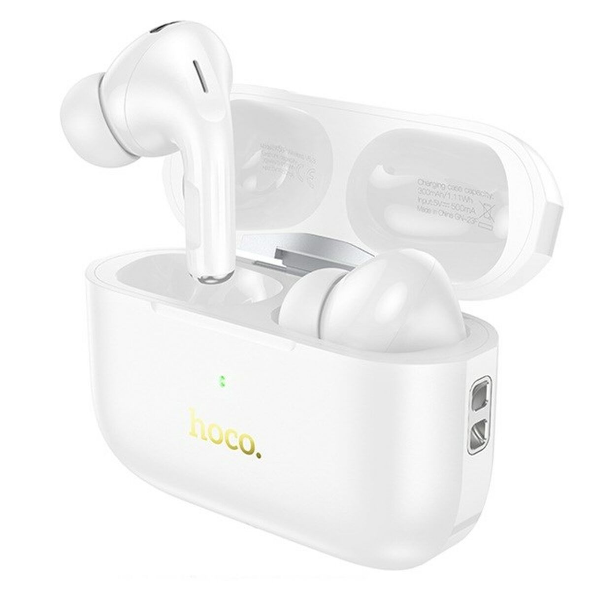 Auriculares Inalámbricos con Estuche de Carga Hoco EW56 Plus Generoso Blanco