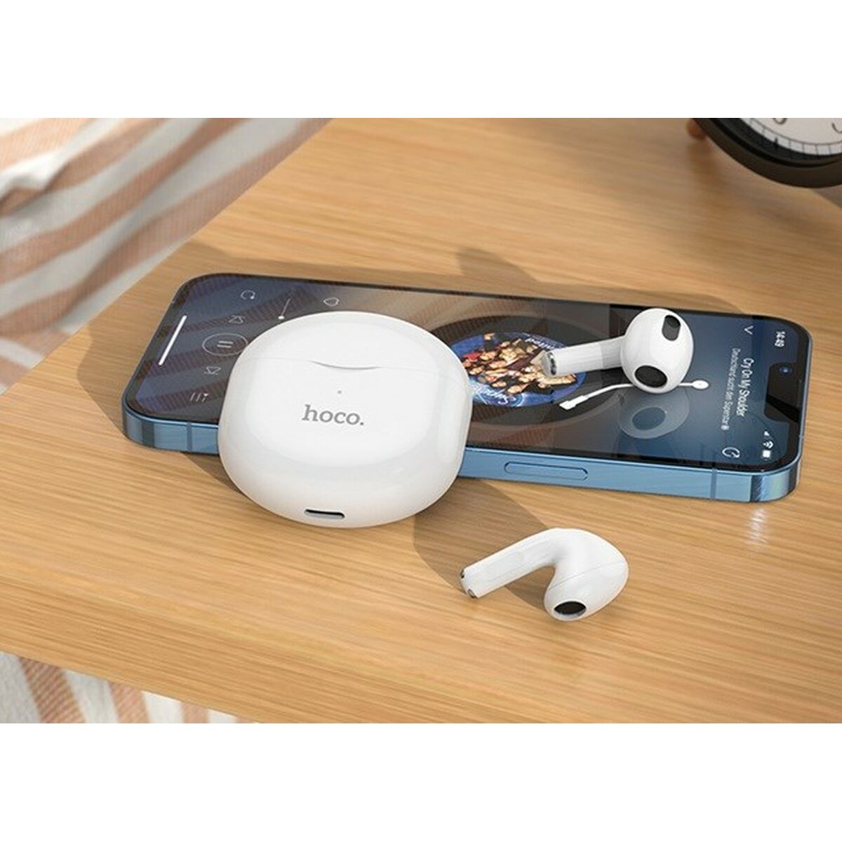 Auriculares Inalámbricos con Estuche de Carga Hoco EW35 Blanco